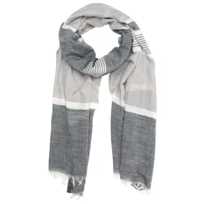 Clayre & Eef Schal Alihah 70x180 cm schwarz