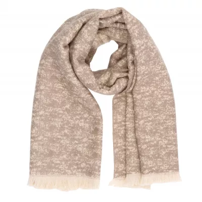Clayre & Eef Schal Speckles 65x185 cm beige