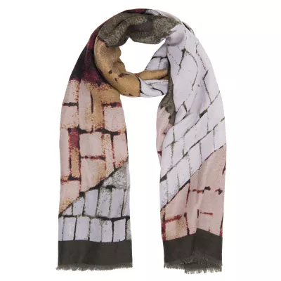 Clayre & Eef Schal Pia 90x180 cm grün