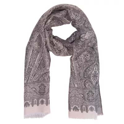 Clayre & Eef Schal Indiya 90x180 cm pinkfarbig