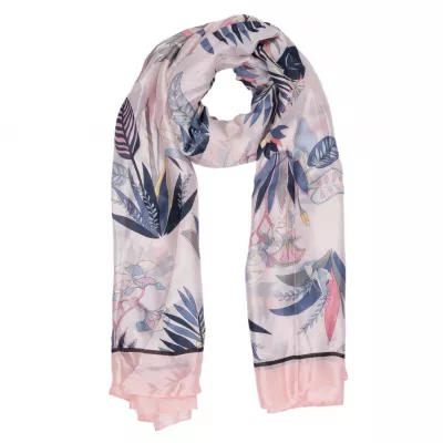 Clayre & Eef Schal Monaco 90x180 cm pinkfarbig