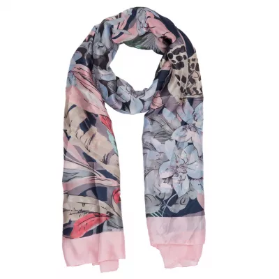 Clayre & Eef Schal Marbella 90x180 cm pinkfarbig