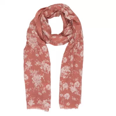 Clayre & Eef Schal Rosa 70x180 cm rot