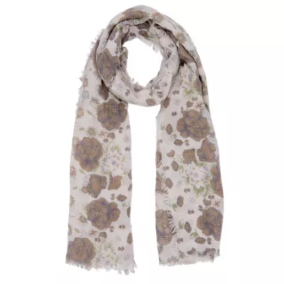 Clayre & Eef Schal Sian 90x180 cm khaki