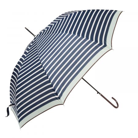 Clayre & Eef Regenschirm "Adelaide" blau Ø 98x55 cm blaufarbig