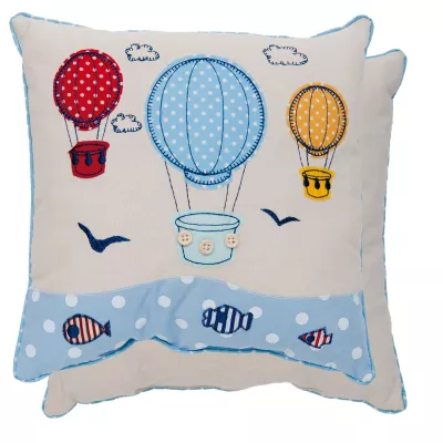 Clayre & Eef Kissenhülle Balloon 32x32 mit Inlett