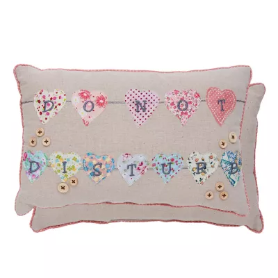 Clayre & Eef Kissenhülle Dont Disturb 23x26 mit Inlett