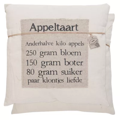 Clayre & Eef Kissenhülle Rezept, mit Inlett 45x45
