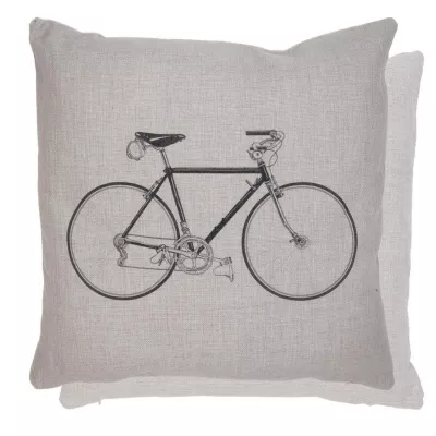Clayre & Eef Kissenhülle Fahrrad ca. 45 x 45 cm