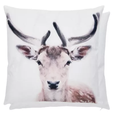Clayre & Eef Kissenhülle Reh Winter 45x45
