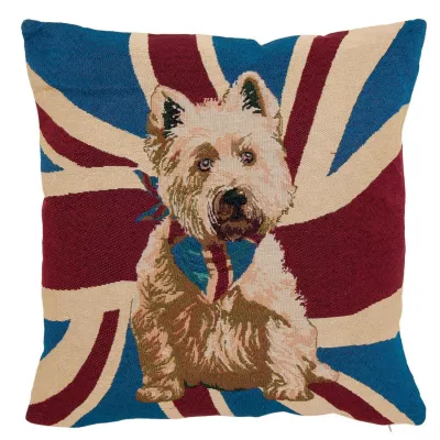 Clayre & Eef Kissenhülle Hund England 45x45
