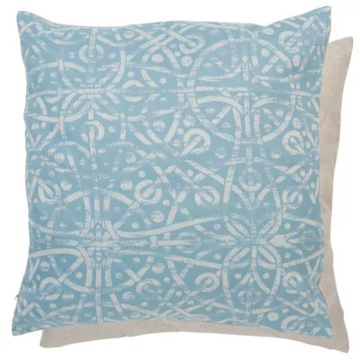 Clayre & Eef Kissenhülle Hellblau 45x45
