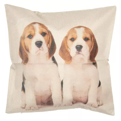 Clayre & Eef Kissenhülle Hunde 43x43 cm