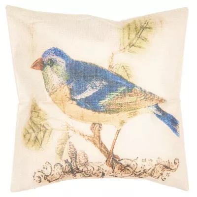 Clayre & Eef Kissenhülle Vogel 43x43 cm
