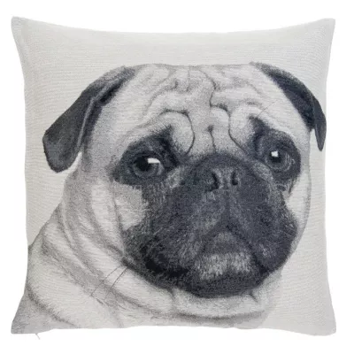 Clayre & Eef Kissenhülle Mops 60x60