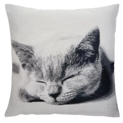 Clayre & Eef Kissenhülle Katze  60x60