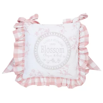 Clayre & Eef Stuhlkissen 40x40 Lovely Blossom Flowers