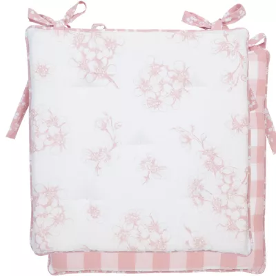 Clayre & Eef Stuhlkissen mit Inlett 40x40 Lovely Blossom Flowers