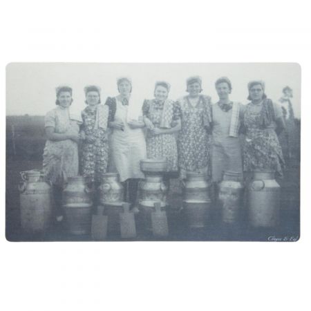 Fußmatte Frauen Milchkannen ca. 74 x 44 cm