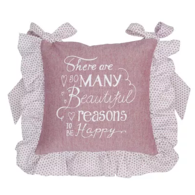 Clayre & Eef Stuhlkissen 40x40 frill
