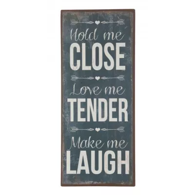 Clayre & Eef Textschild 48x20 cm
