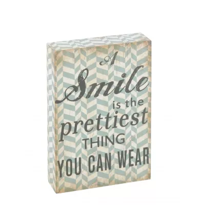 Clayre & Eef Textschild 13x9x2 cm