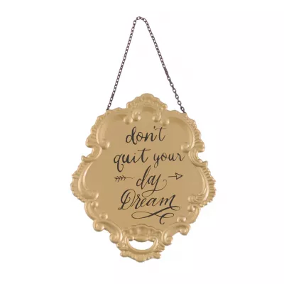 Clayre & Eef Textschild 16x18 cm