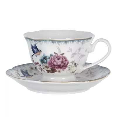 Clayre & Eef Kaffeetasse mit» 12x9x7 / Ø 14x2 cm»