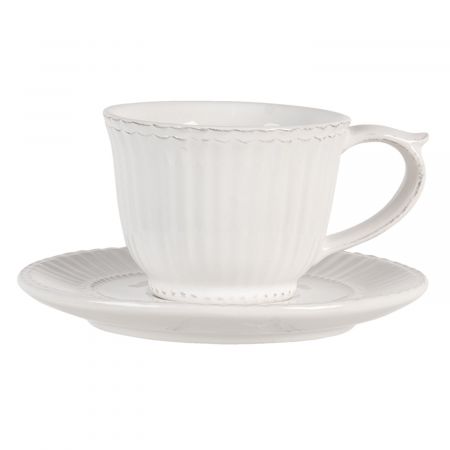 Clayre & Eef Kaffeetasse mit» Ø 15x8 cm / 150 ml