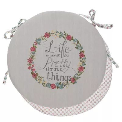 Clayre & Eef Stuhlkissen Ø 40 mit Inlett Pretty Little Things