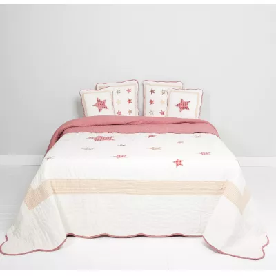 Clayre & Eef Tagesdecke Stern 1 Person 140x220 cm