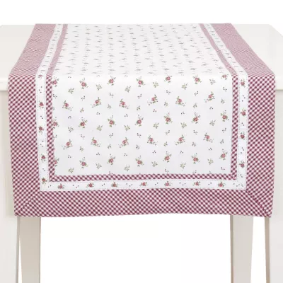 Clayre & Eef Tischläufer 50x140 Roses pour Louise