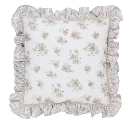 Clayre & Eef Kissenhülle Rose Yard 40x40 Rose Yard