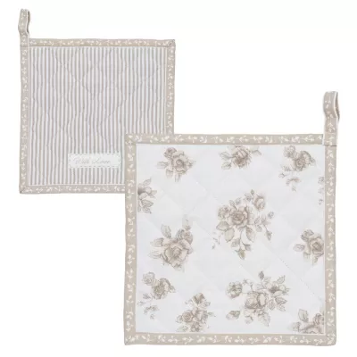 Clayre & Eef Topflappen Rose Yard