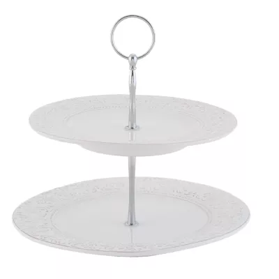 Clayre & Eef Etagere Ø 25x23 cm