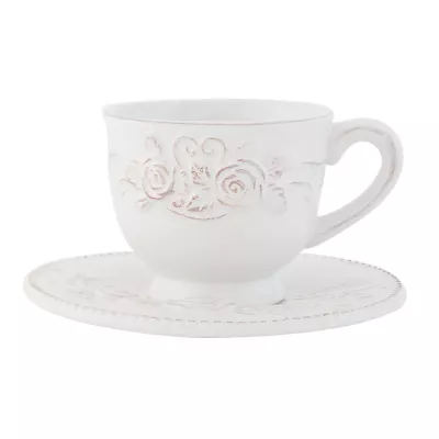 Clayre & Eef Tasse mit Untertasse Ø 15x9 cm
