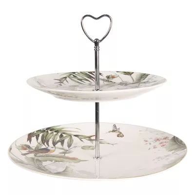 Clayre & Eef Etagere Ø 26x24 cm