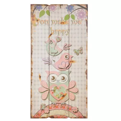 Clayre & Eef Textschild 30x2x60 cm