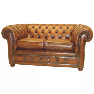 "Marquess" 2-Sitzer Original englisches Chesterfield Sofa