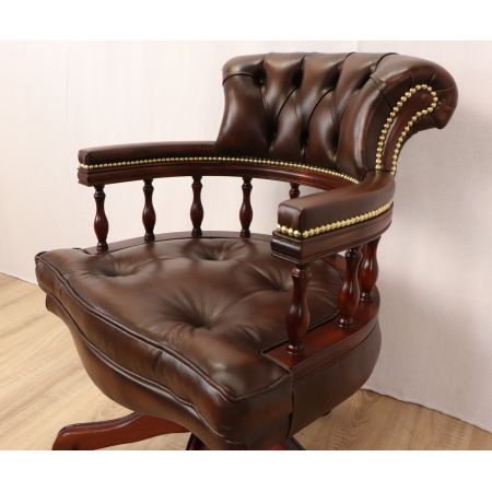 "Captain" Chesterfield Sessel Bürostuhl