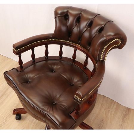 "Captain" Chesterfield Sessel Bürostuhl
