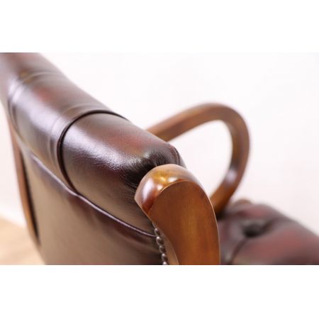 "Regency Carver Swivel" Chesterfield Drehstuhl
