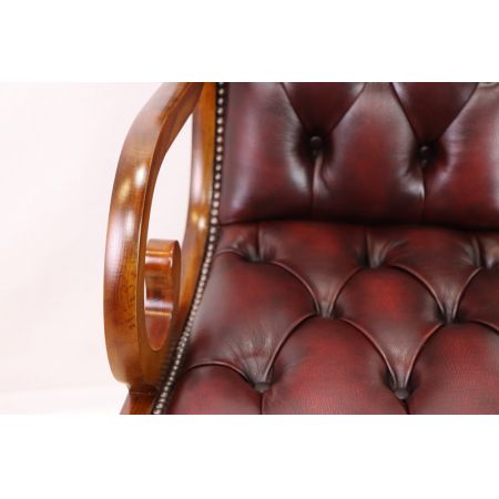 "Regency Carver Swivel" Chesterfield Drehstuhl