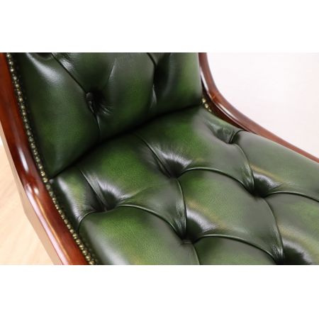 "Regency Split Back Diner" Chesterfield Drehstuhl Bürosessel