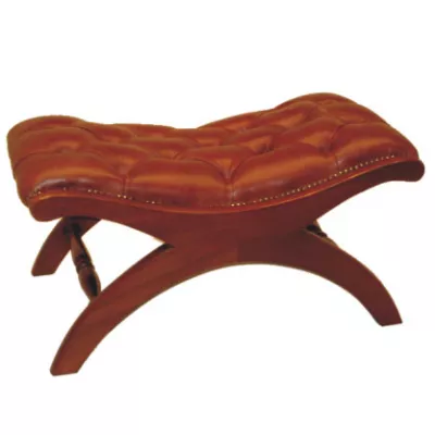 "Period Stool" Chesterfield Hocker