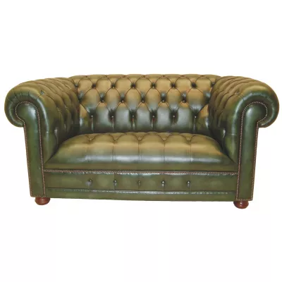 "Exeter" Britisches Chesterfield Sofa Original 3-Sitzer