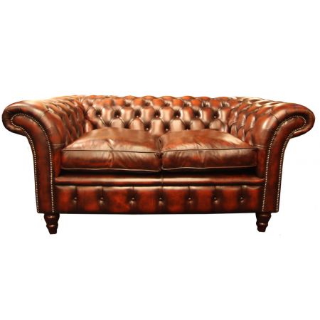 Chesetrfield Sofa "Victorian Tub" 2-Sitzer