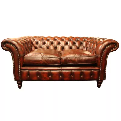 Chesetrfield Sofa "Victorian Tub" 2-Sitzer