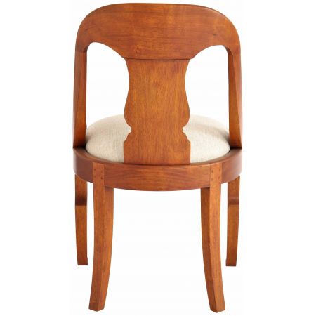 "Gondole" Stuhl Holz Stoff