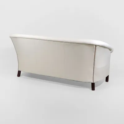 Chesterfield Ledersofa, Orignal englischer Baron Plain 3 Sitzer